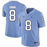 North Carolina Tar Heels 8 T.J. Logan Blue College Football Jersey Dzhi,baseball caps,new era cap wholesale,wholesale hats